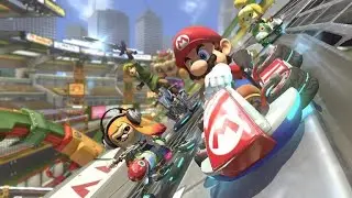 On s'entraîne sur Mario Kart 8 Deluxe en vue du tournoi du dimanche