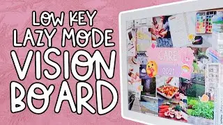 Making My Vision Board | Goal Setting 2021