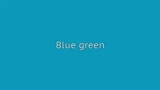 Blue green - Colortherapy meditation
