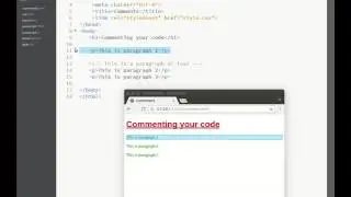 08   Adding comments to your code  | HTML Course