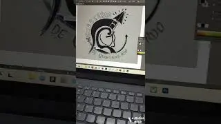 Digitalizando logo, del dibujo a lo digital. #diseño #logo #design #logotipo #logodesigner