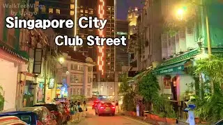 Walking to Club Street, Chinatown | Singapore City Nightlife
