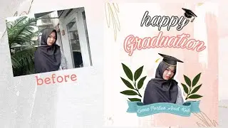 Tutorial Cara Membuat Hadiah Foto Wisuda dengan Aplikasi PicsArt Mudah untuk dicoba || PICSART