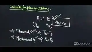 Phase Equilibrium?What are criteria of phase Equilibrium? MotherWorld