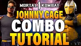 Mortal Kombat 1 Johnny Cage Cyrax Combos - Mortal Kombat 1 Johnny Cage Cyrax Combo Tutorial