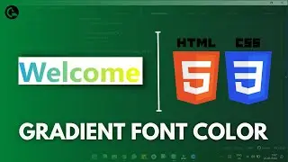 GRADIENT FONT COLOR | HTML, CSS | WEBDEV | codeayan