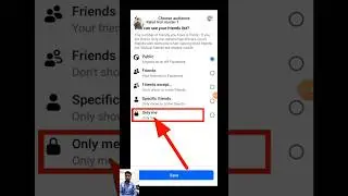 How to hide facebook friends list|facebook par friends list kaise chupaye