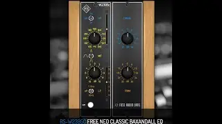 Fuse Audio Labs RS-W2395C FREE NEO CLASSIC BAXANDALL EQ Equalizer Plugin (Free Plugin)
