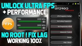 Unlock Ultra FPS & Performance !! Stable FPS & Performance !! No Root