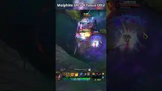 1 Malphite Ult + 4 Yasuo Ults  #leagueoflegends #riotgames