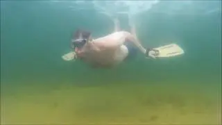 Double backflip. Hand fin