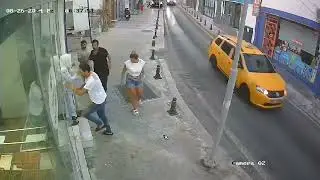Esnaf Kavgası Güvenlik Kamerasında!