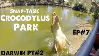 CARAVANNING AROUND OUTBACK AUSTRALIA - Episode 7 Darwin Part 2 Jumping Crocodiles