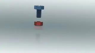 Nut and bolt animation made by 