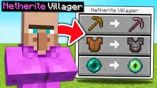 Minecraft, But Villagers Trade OP Items...