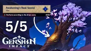 Perform according to the drum score (5/5) | Awakening 's real sound | Genshin Impact