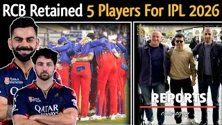 IPL 2026 : Virat Kohli & Tim Devid With 5 players retained For upcoming IPL..!! A Different mindset 