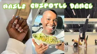 LET'S HANG OUT | Nails, Chipotle Mukbang, Dance Class