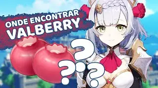 Genshin Impact - Onde encontrar Valberry - Where to find Valberry