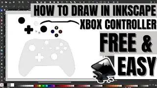 Free Inkscape Tutorial: Design A Custom Layered Xbox Controller Svg!