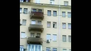 Москва Садовое кольцо клетка-балкон