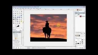 Gimp Beginner's Guide -  create a simple silhouette