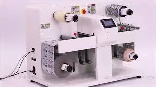 Vicut VR240X Auto Job Change CCD Camera Rotary Die Cutter Digital roll to roll label die cutter