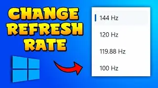 How To Change Monitor Refresh Rate On Windows 11 | How To Change Refresh Rate Of Monitor