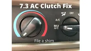 F-350 7.3 A/C Clutch Fix