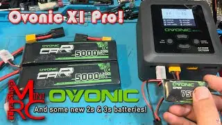 Ovonic Dual Channel X1 Pro Charger Review & We Try Some New Batteries (TRX4M 2S and 1/10 Scale 3s)
