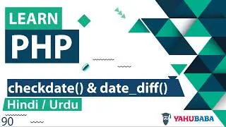 PHP Checkdate & Date_diff Function Tutorial in Hindi / Urdu