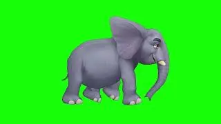 RUNNING ANIMALS ON GREEN SCREEN! 