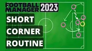 SHORT CORNERS! FM23 Set-Piece Routine | Simple Corner Setup |