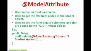 Spring 3 MVC Annotations and Configuration - Part -2 | Spring 3 MVC Session 2-Part-2| Annotations