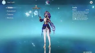 Genshin Impact - Layla Idle Animation