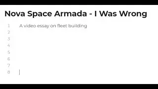 Nova Space Armada: I was wrong about shipbuilding...