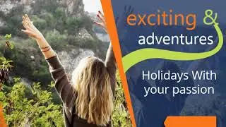 Holiday Adventure Vacation Banner Ad for Instagram and Facebook