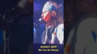 Johnny Depp Singing We Can Be Heroes LIVE From New York !! #johnnydepp #hollywoodvampires