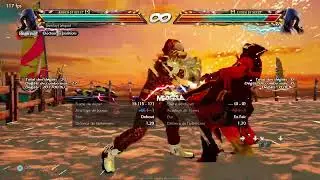 TEKKEN 7 : mod UNBOUND Jin HIGH  wall carry ! (Mod by SavageOgre)