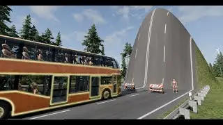 Cars vs Giant Bulge  – BeamNG.Drive