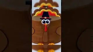 Thanksgiving Turkey Cake #shorts