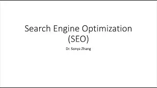 Search Engine Optimization (SEO)
