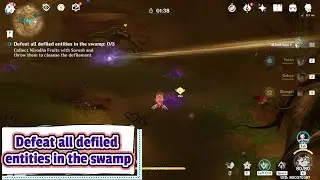Defeat all defiled entities in the swamp: 0/3 | Genshin Impact
