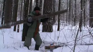 Поход ночью в жуткую метель