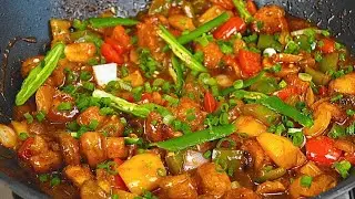🍄 Chilli Mushroom Recipe | Mushroom Chilli Fry | Mushroom Fry