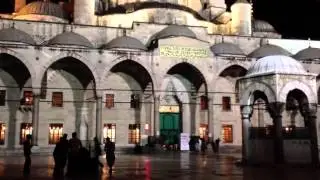 Sultan Ahmet camii, sabah ezanı