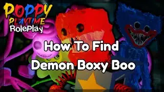How To Find Demon Boxy Boo In Find The Poppy Playtime Morphs! [99] (Game In Desc.)
