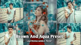 Lightroom Mobile Aqua and Brown | Lightroom Presets  | Preset 2021
