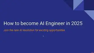 How to become AI Engineer from Zero to Hero in 2025