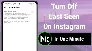 How To Turn Off Last Seen On Instagram 2024